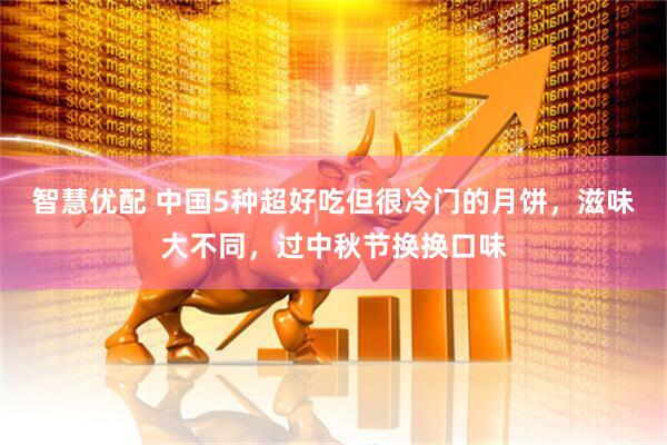 智慧优配 中国5种超好吃但很冷门的月饼，滋味大不同，过中秋节换换口味